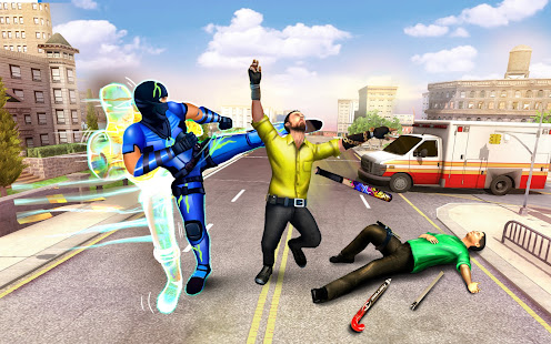 Invisible Ninja Rope Hero Game screenshots apk mod 4