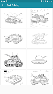 Coloring Military Tanks