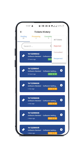 Android application Plasser India - MTS e-Module screenshort