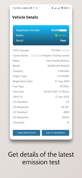 Emission Certificate Karnataka Screen Shots 6
