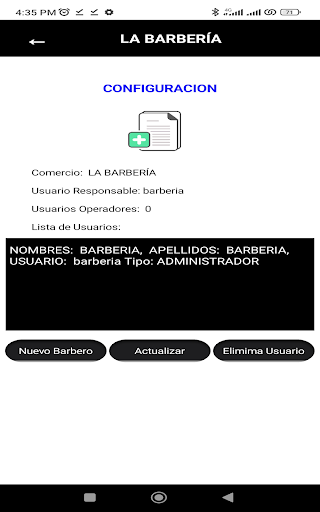 BarberShop Screen 2