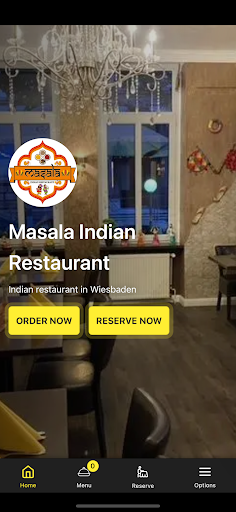 Android application Masala Indian Restaurant screenshort