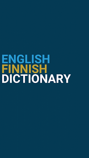 Android application English : Finnish Dictionary screenshort