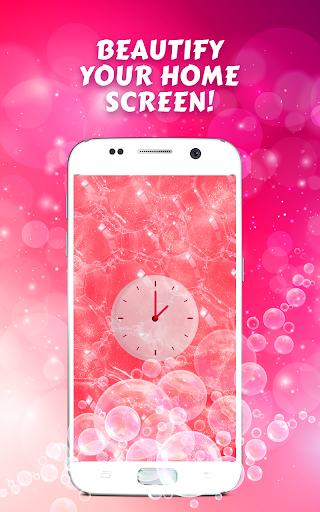 Download Cute Pink Analog Clock Wallpaper For Girls Free for Android - Cute  Pink Analog Clock Wallpaper For Girls APK Download 