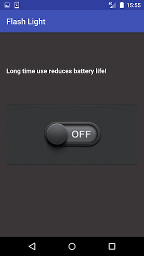 Android application Flash Light screenshort