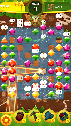 Jewels Jam: Puzzle World Dino - Screenshot 2