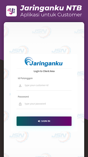 Android application Jaringanku NTB screenshort