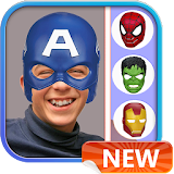 Superhero Mask Photo Stickers icon