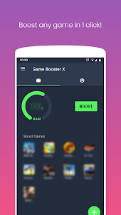 Game Booster X Free: Game Play