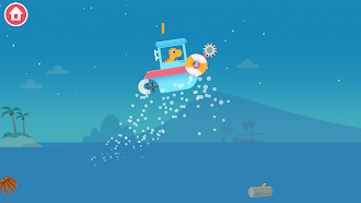 Game screenshot Динозаврик в Патрульной Лодке apk download