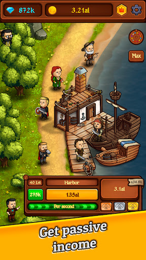 Kingdom: Idle Gold Tycoon - Simulation - games
