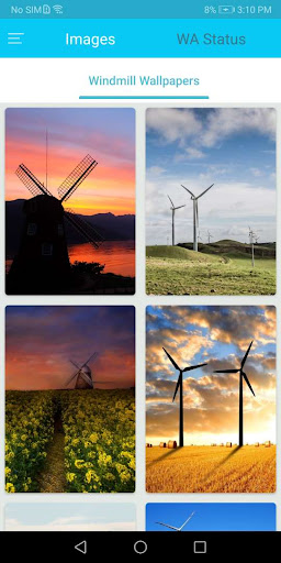 Android application Windmill HD Wallpaper screenshort