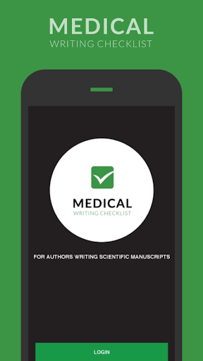 Android application Medical Writing Checklist screenshort