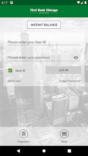 First Bank Chicago Personal Screen 2