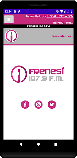FRENESI 107.9 FM Screen 2