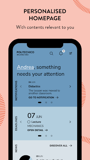 Polimi App Screen 2