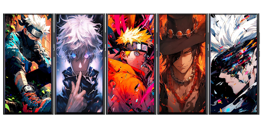 Android application Anime Wallpaper HD Live image screenshort