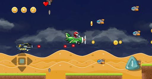 Space Fly-Aiplane Shooter Game Screen 2