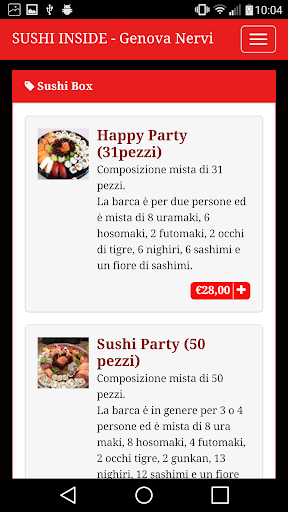 Sushi Inside Genova Nervi Screen 2