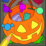 Cover Image of Download Halloween Color by Number Book  APK