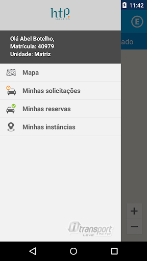 iTransport Leve Solicitante Screen 2