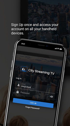 City Streaming TV Mobile Screen 2