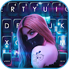 Cyberpunk Mask Girl Keyboard B icon