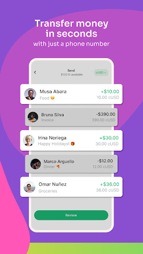 Valora - Crypto Wallet Screen 3