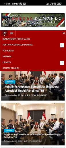 Portal Komando News Screen 2