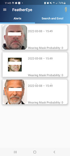Android application FeatherEye screenshort