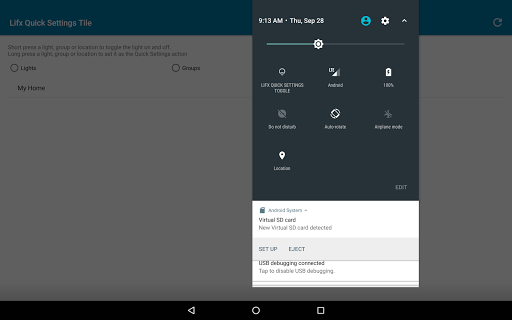 Quick Settings Tile for LIFX free