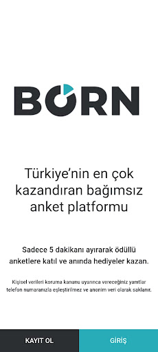 Android application Born Anket screenshort