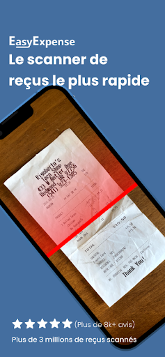 Scanner de reçus: Easy Expense Capture d'Écran de l'Application Android 1