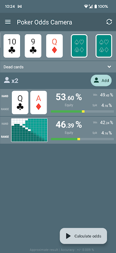 Poker Odds Camera Calculator 2