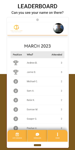 Chapel Gym Screen 2