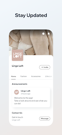 LINGE LOFT Screen 3