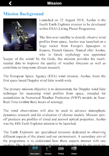 ESA Aeolus Screen 3