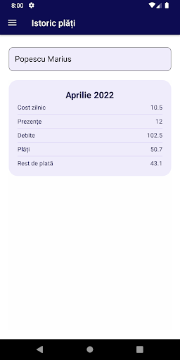 Android application My kid school screenshort