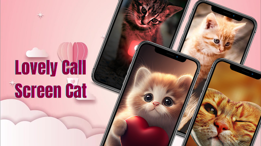 Lovely call screen cat