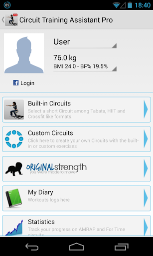 Circuit Training Assistant Pro Screenshot 1 - AppWisp.com