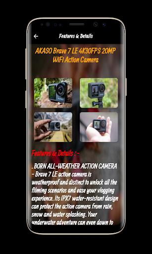 AKASO Brave 7 LE Camera Guide Screen 2