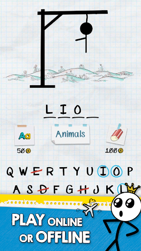 Hangman - Offline games 1.0.4 screenshots 1