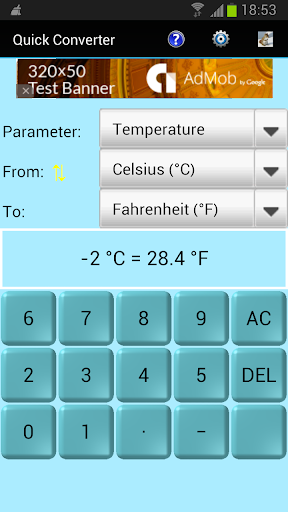 Quick Converter Screen 2