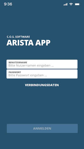 Android application C.O.S. Arista App screenshort