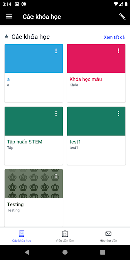 Android application VNA Teacher screenshort