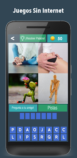 Adivina la palabra Juegos sin internet ?