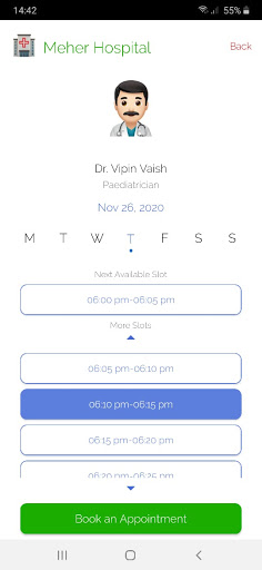 Meher Hospital Screen 2
