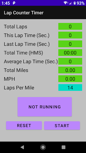 Lap Counter Screen 2