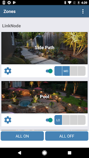 Android application Vista Cloud screenshort