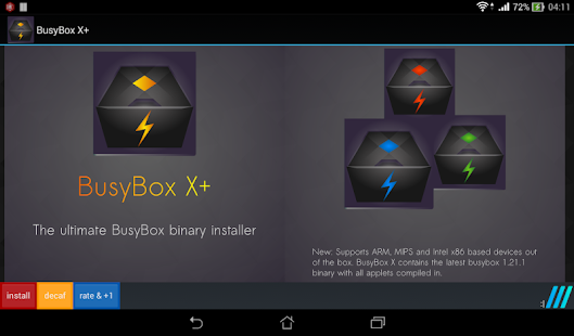BusyBox X Pro [Root] Bildschirmfoto